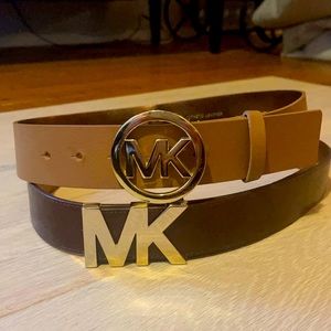 Pair of Micheal Kors belts